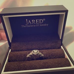 5 1/2 size silver promise ring.